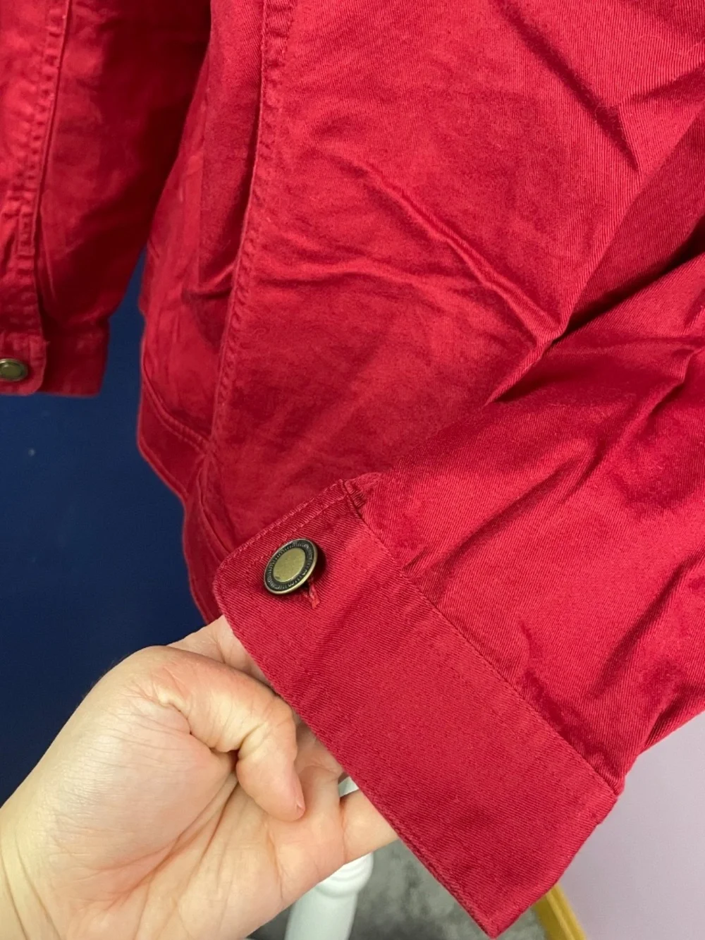 Christopher & Banks Red Utility Jacket